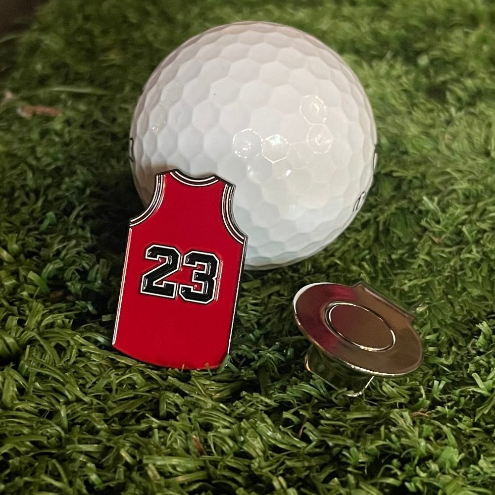 COPY - Golf Ball Marker - 23 Michael Jordan Themed Ball Marker